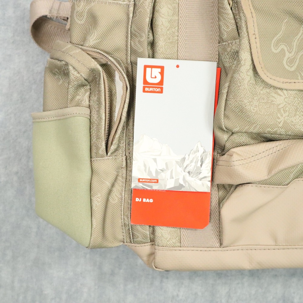 Burton DJ Bag Gear Travel Mens OS Tan Dragon Print Y2K Vintage Laptop Padded New - Picture 4 of 6